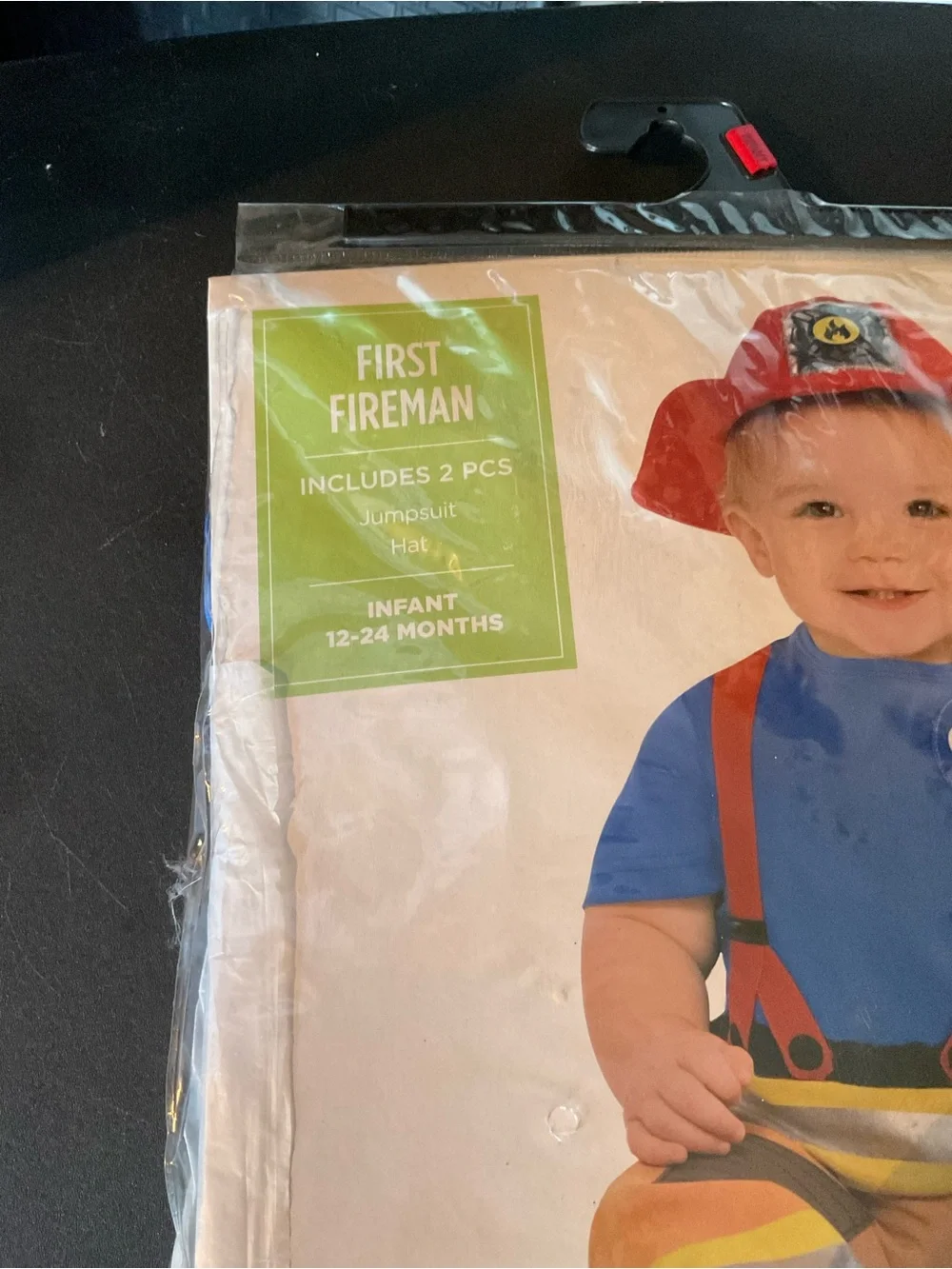 First Fireman Costume - Blue & Red Infant Firefighter Outfit
